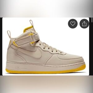 Nike Air Force 1 Mid Canvas
Desert Sand Vivid Sulfur